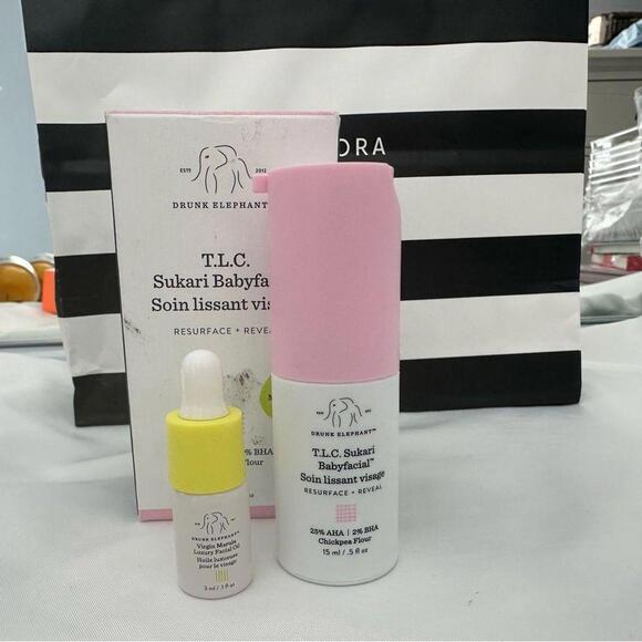 DRUNK ELEPHANT Mini T.L.C. Sukari Babyfacial AHA + BHA Mask,New Products : American Fashion Style Bags On Sale
